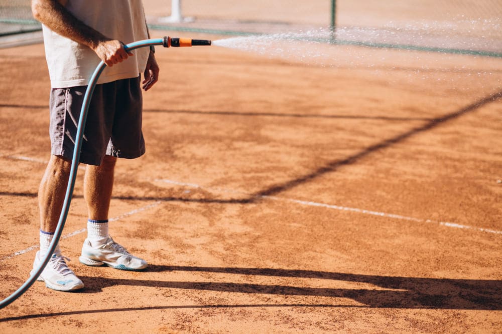How to Maintain a Clay Tennis Court