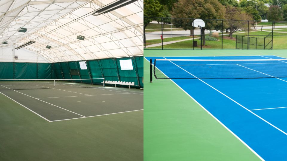 Indoor Vs Outdoor Tennis Courts: Main Differences