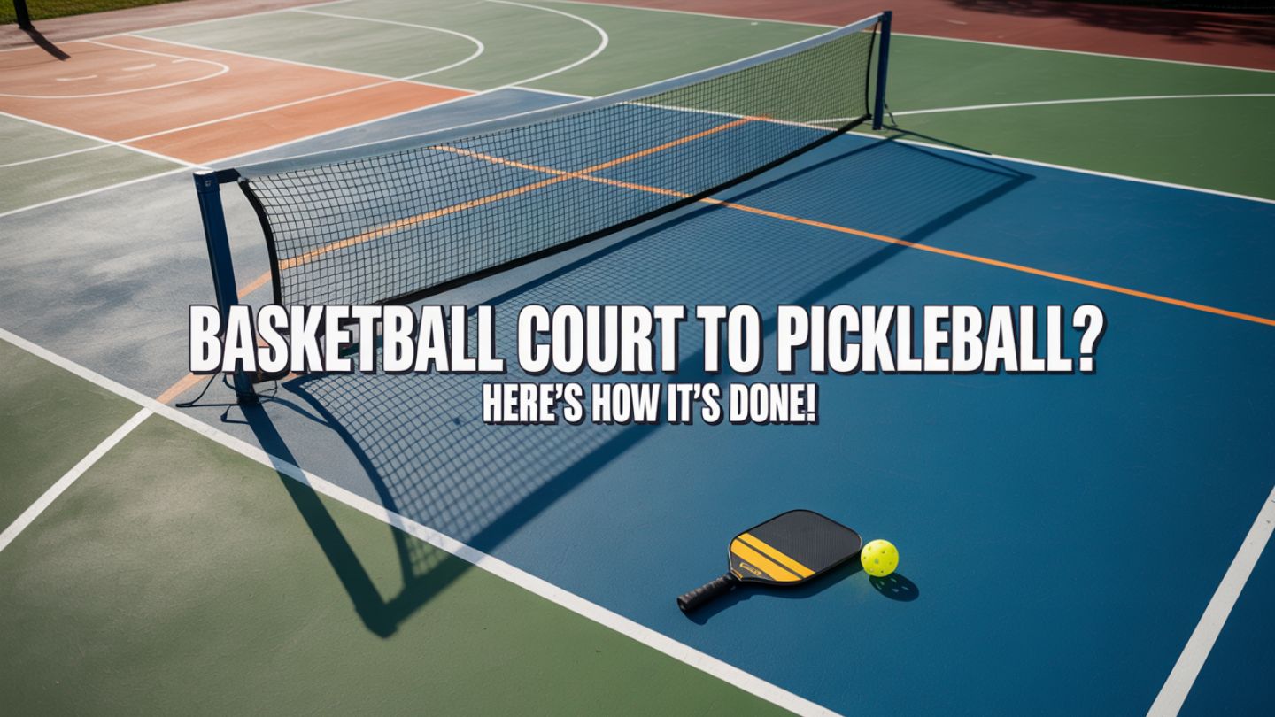 how to convert an existing basketball court into a pickleball court