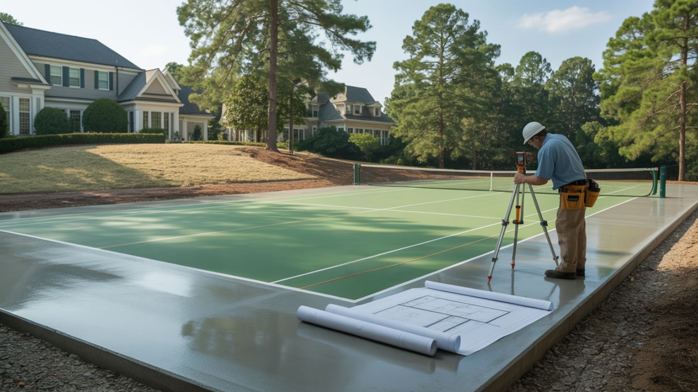 What Atlanta Homeowners Should Know Before Tennis Court Construction